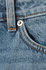 Starling Blau - Plissierter Mini-Jeansrock - 1