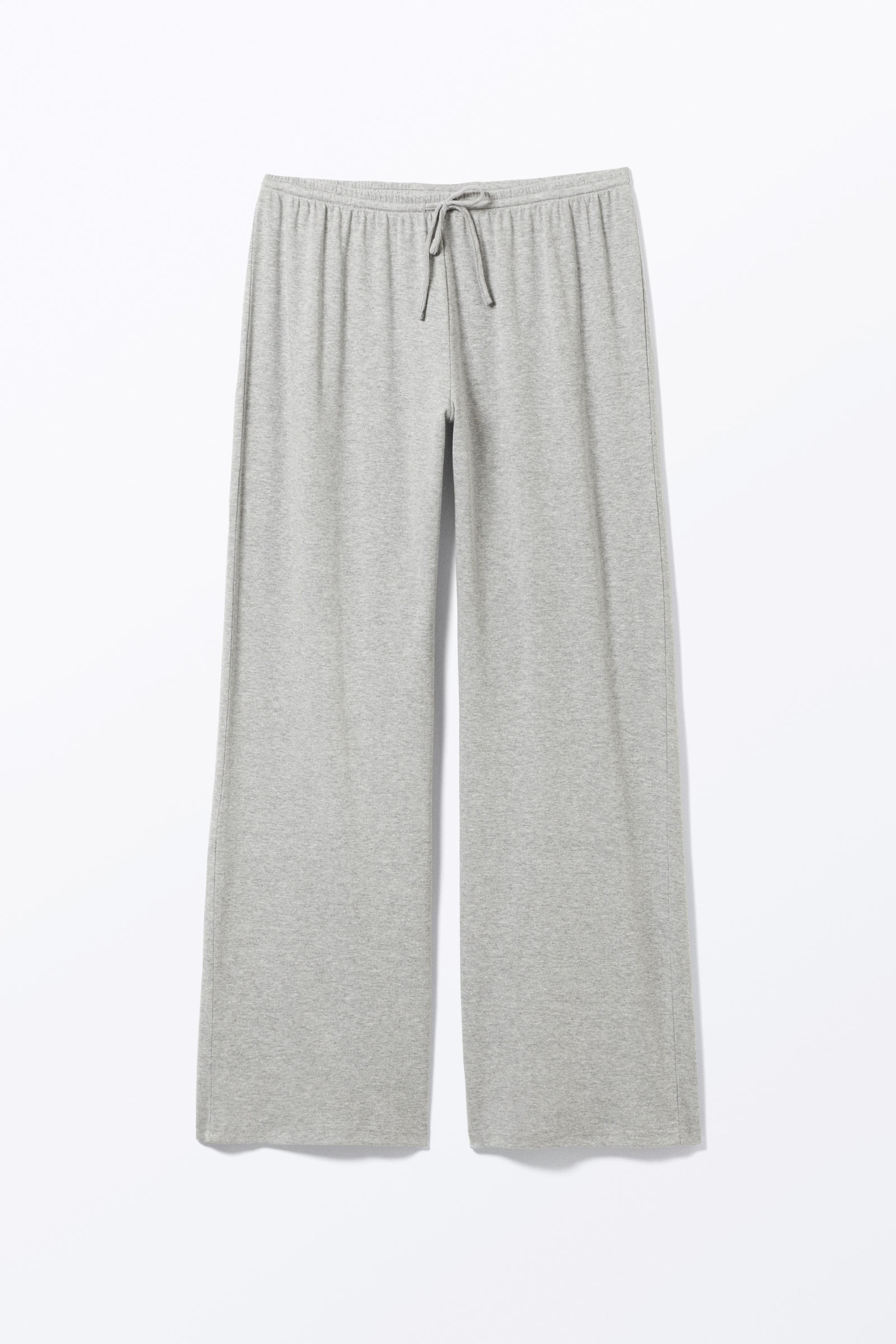 Grey Melange - Relaxed Pyjama Trousers - 3