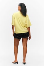 Light Yellow - Dizzy Diamonds - Boxy Fit Printed T-Shirt - 3