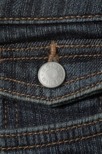 Desert Blue - mörkblå - Cheri Low Waist Mini Denim Shorts - 1