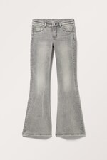 Betongrau - Katsumi Jeans mit Schlag und niedriger Taille - 0