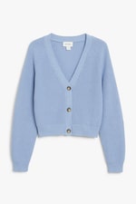 Light blue - Gilet court et épais - 0