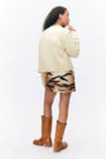 Light Dusty Beige - Detachable Sleeve Cotton Jacket - 4