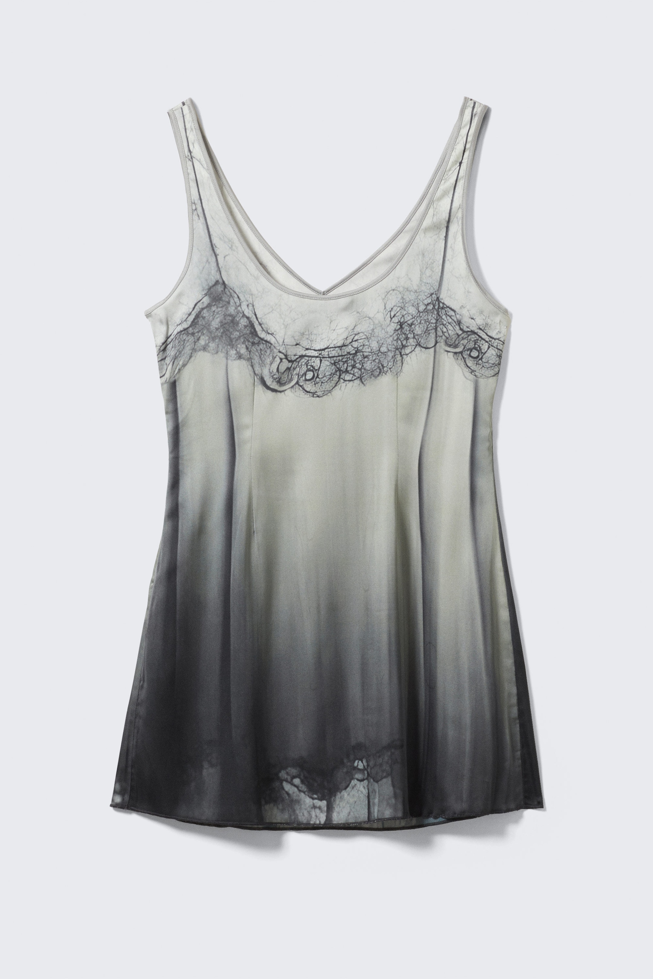 Trompe-l'œil lace print - Short Printed Tank Dress - 6