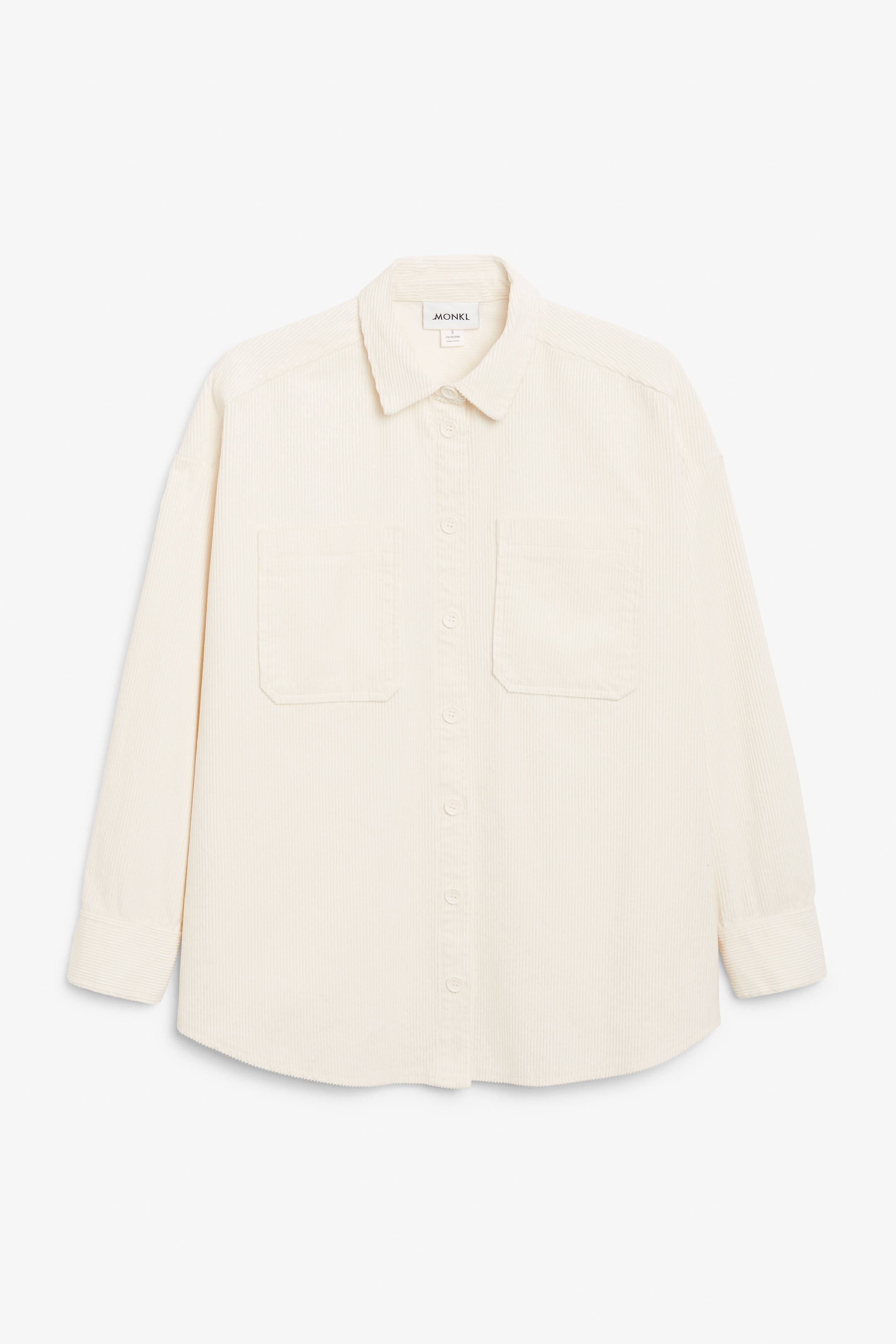 View larger image: Corduroy shirt - Cream - Ladies | H&M GB 1