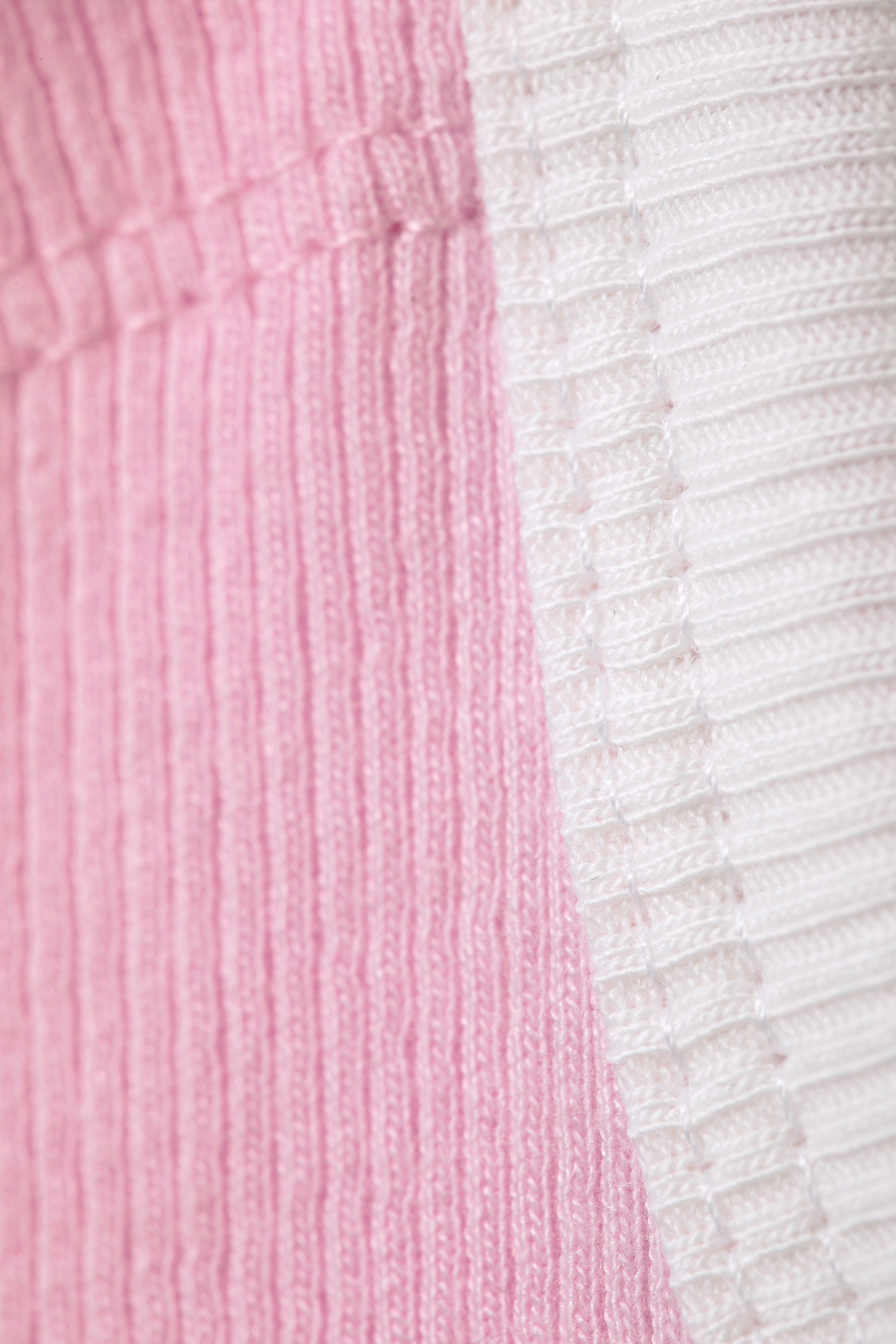 Pink - Cropped Ribbed Tank Top - 4