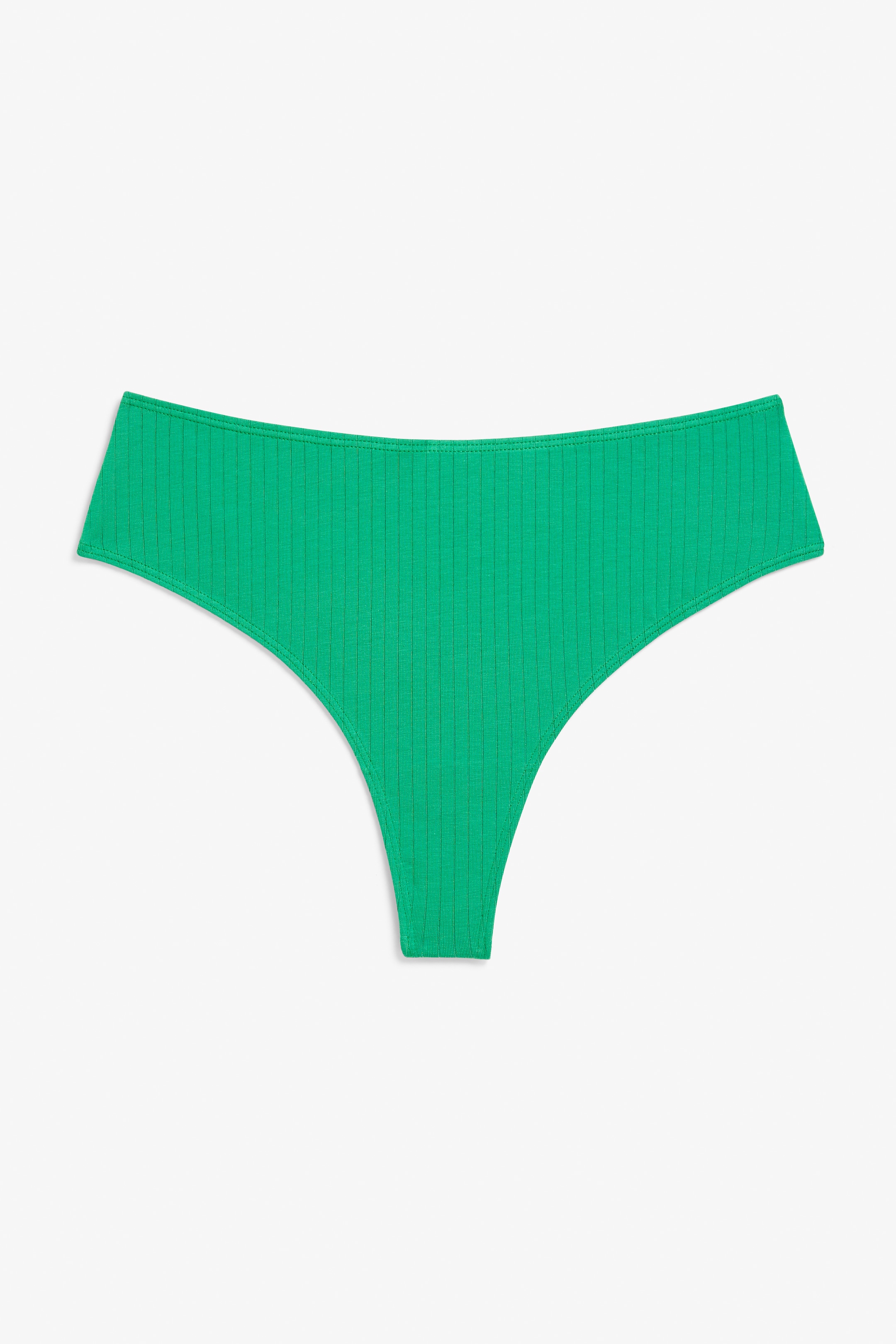Grotere afbeelding bekijken: High-waist thong - Groen - DAMES | H&M NL 1