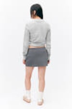 Dark Grey - Pull-on Mini Skort - 2