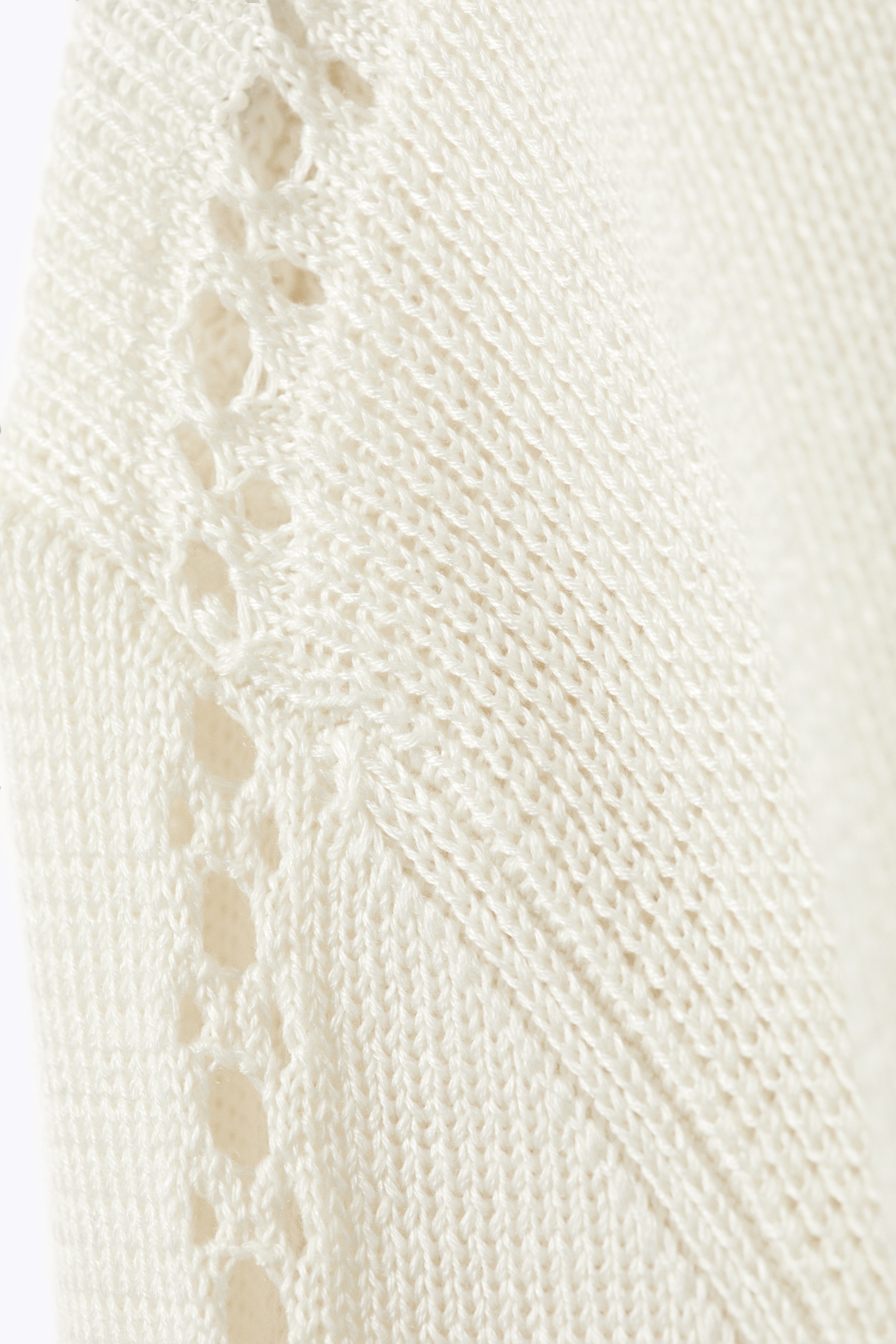Ver imagem maior: Camisola de mangas compridas com recortes - Branco - SENHORA | H&M PT 5