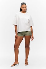 White - Heavyweight Boxy Cotton T-Shirt - 1