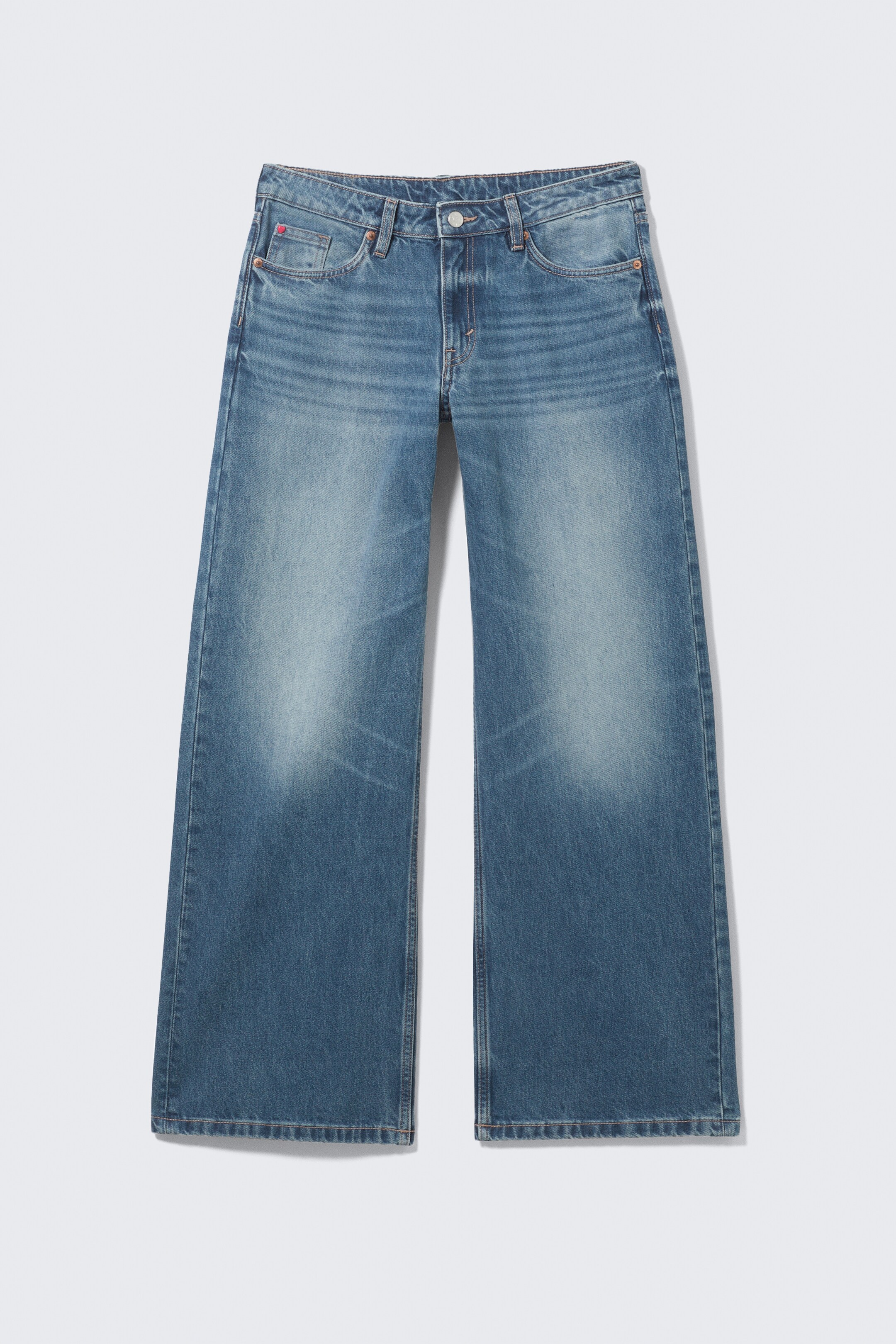 Zobacz większy obraz: Imoo Low Wide Jeans - Sunset Blue - Medium Blue - ONA | H&M PL 6