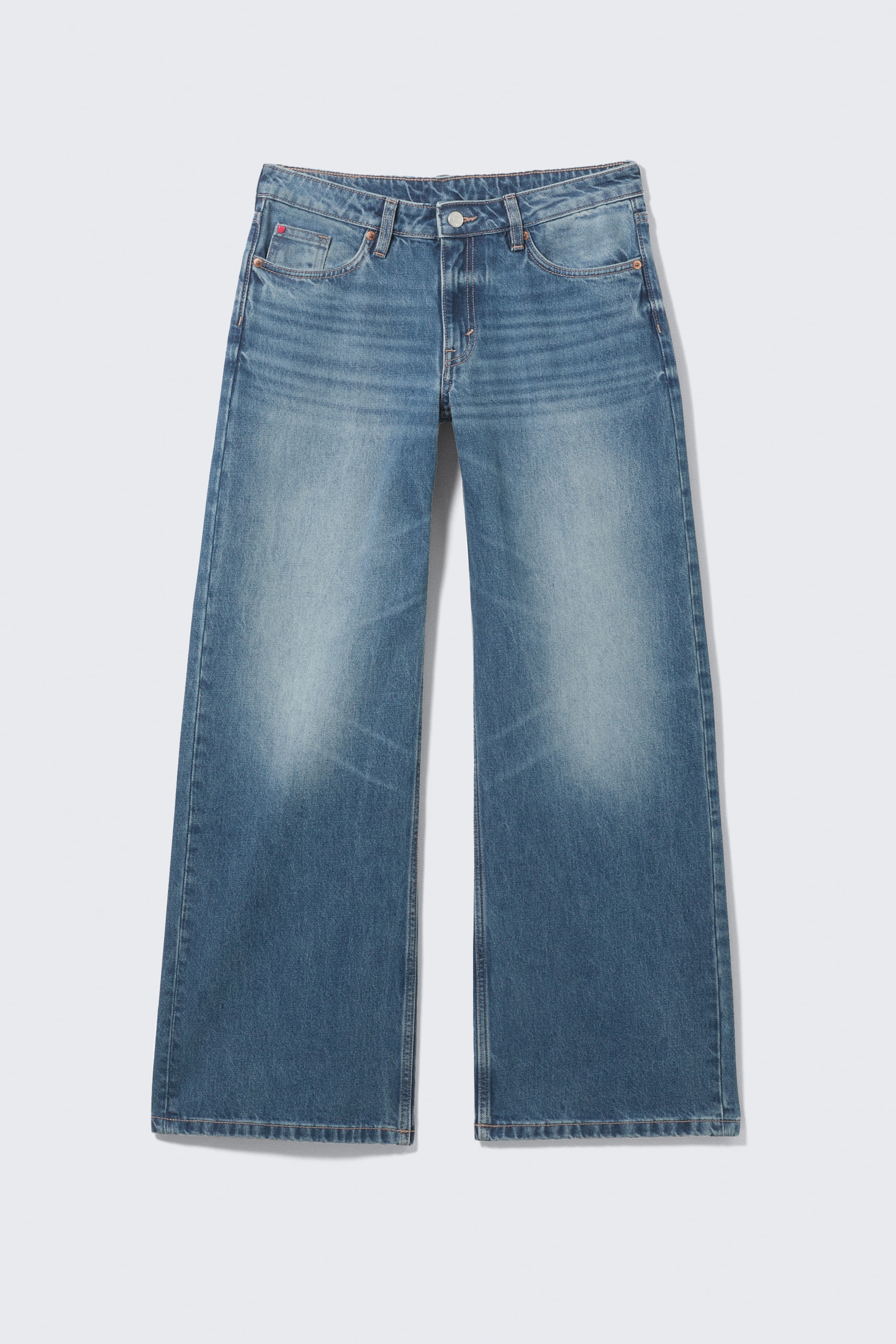 Zobacz większy obraz: Imoo Low Wide Jeans - Sunset Blue - Medium Blue - ONA | H&M PL 6