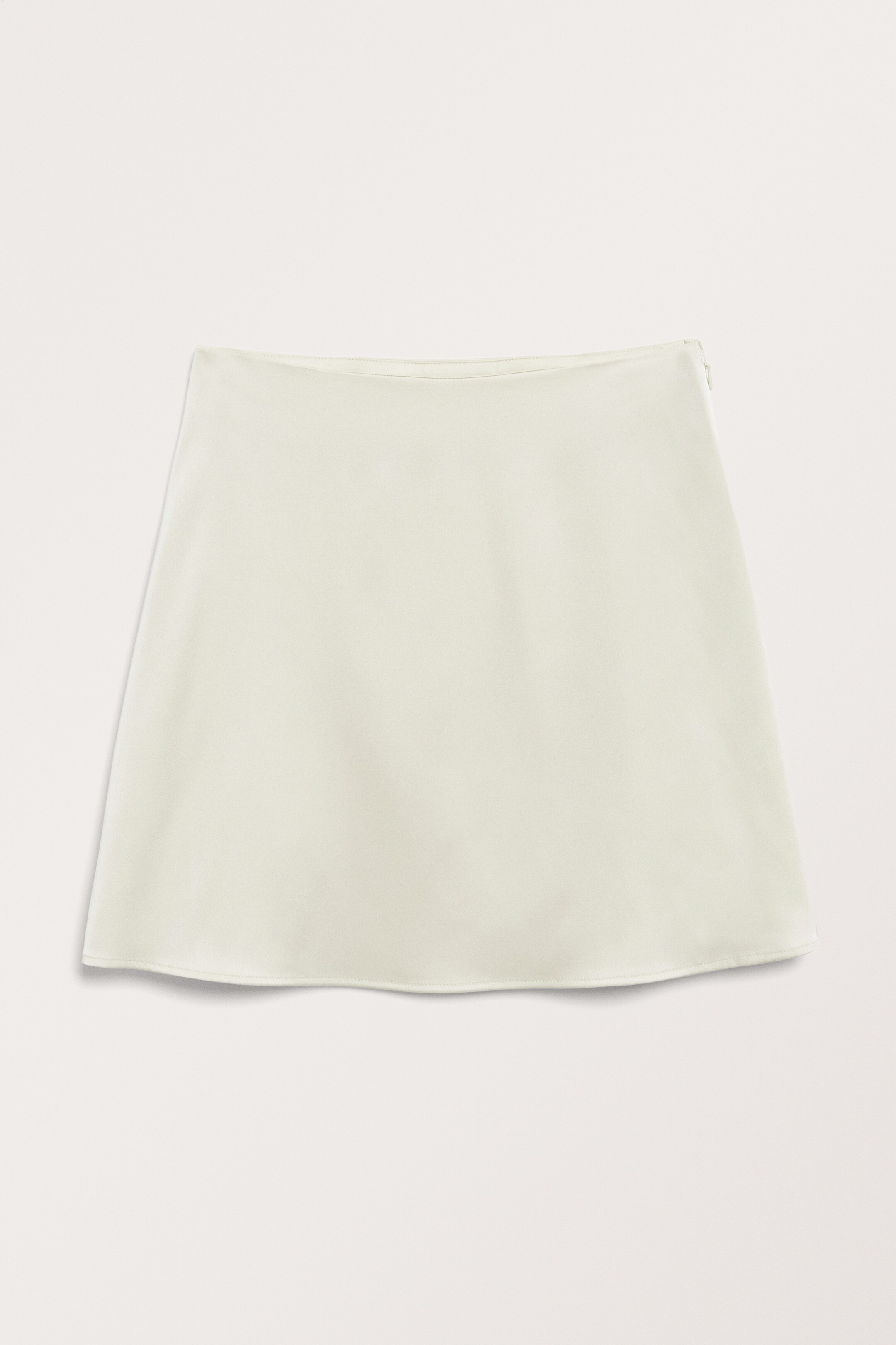 Ingrandisci l'immagine: Satin mini skirt - White - DONNA | H&M CH 1