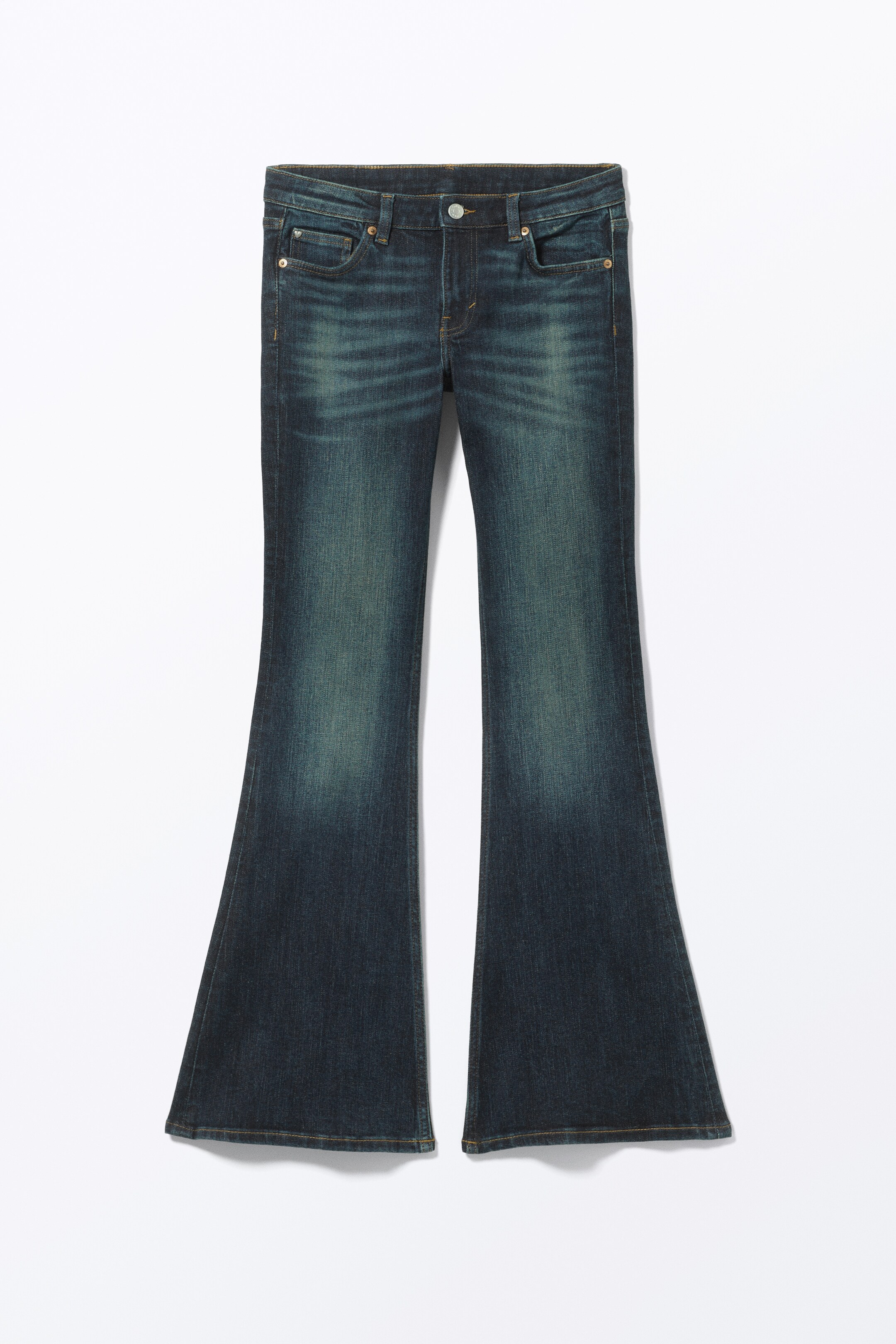 Agrandir l'image: Jean Katsumi taille basse évasé - Raven Blue - bleu foncé - FEMME | H&M FR 1