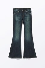 Raven Blue - Dark Blue - Katsumi Low Waist Flared Jeans - 0