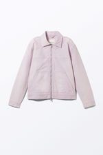 Light Dusty Purple - Two-way Zip Oxford Jacket - 0