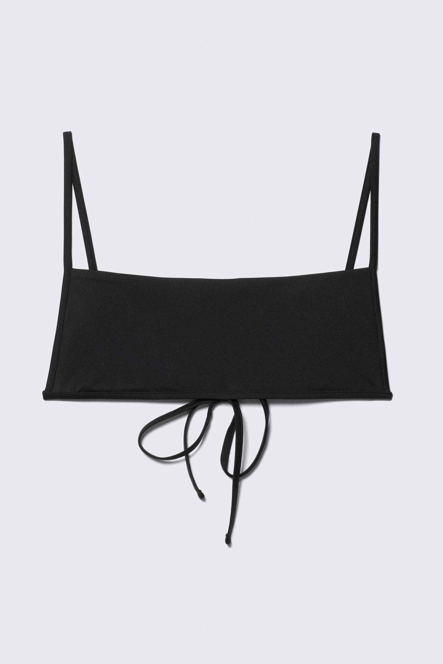 Square Neck Bikini - Black - 3