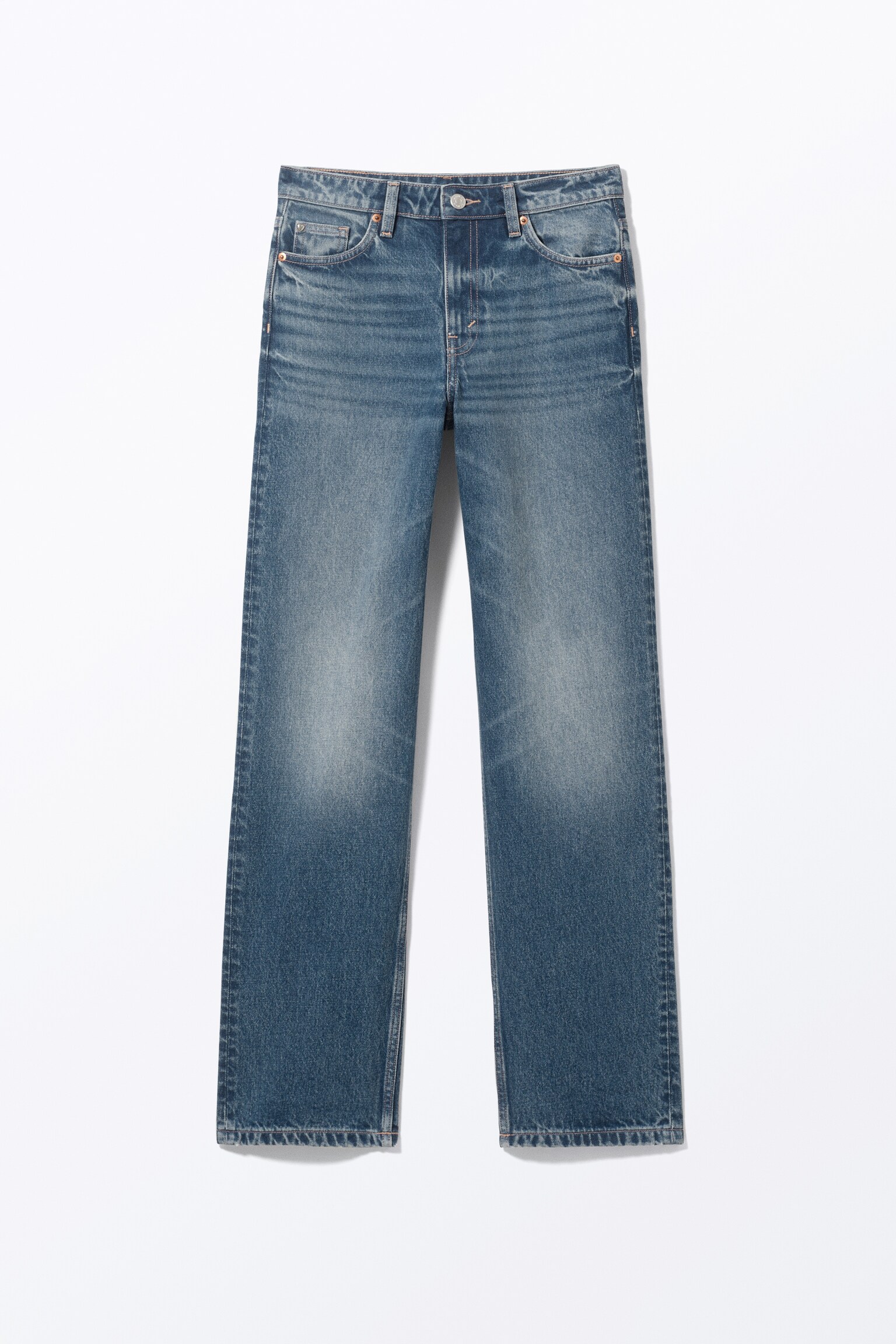 Aimo Mid Straight Jeans - Sunset Blue/Midnight Black - Black - 2
