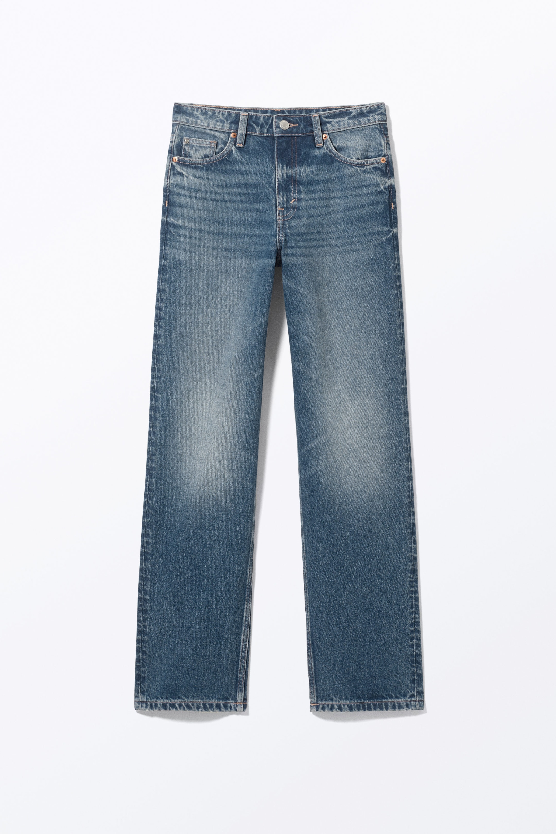 Sunset blue - Aimo rechte jeans met halfhoge taille - 1