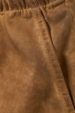 Braun verwaschen - Entspannte Cargohose aus Baumwolle - 1