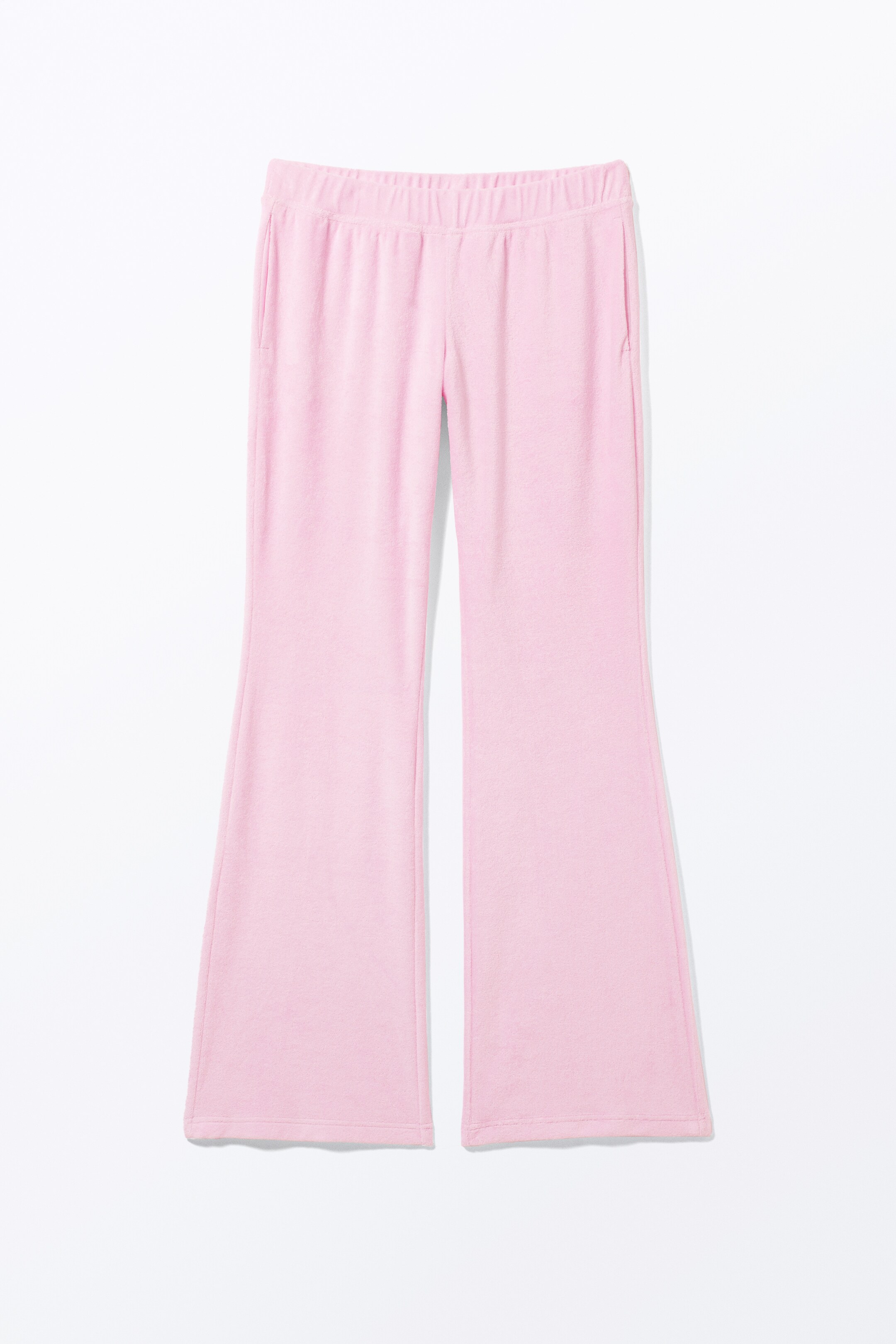 Größeres Bild anzeigen: Weiche Frotteehose mit Schlag - Hellrosa - Ladies | H&M AT 5