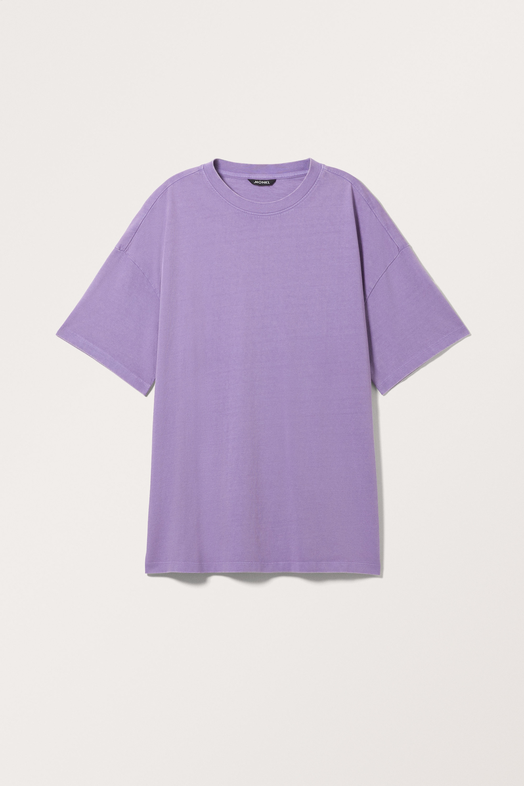 Gewaschenes Lila - Oversized Baumwoll-T-Shirt - 0