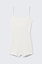 Off-white - Ribbed Fitted Jumpsuit - 0