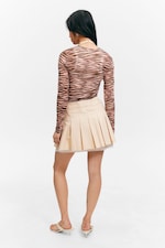 Pinke Tigerstreifen - Langärmliges Oberteil aus bedrucktem Mesh - 3