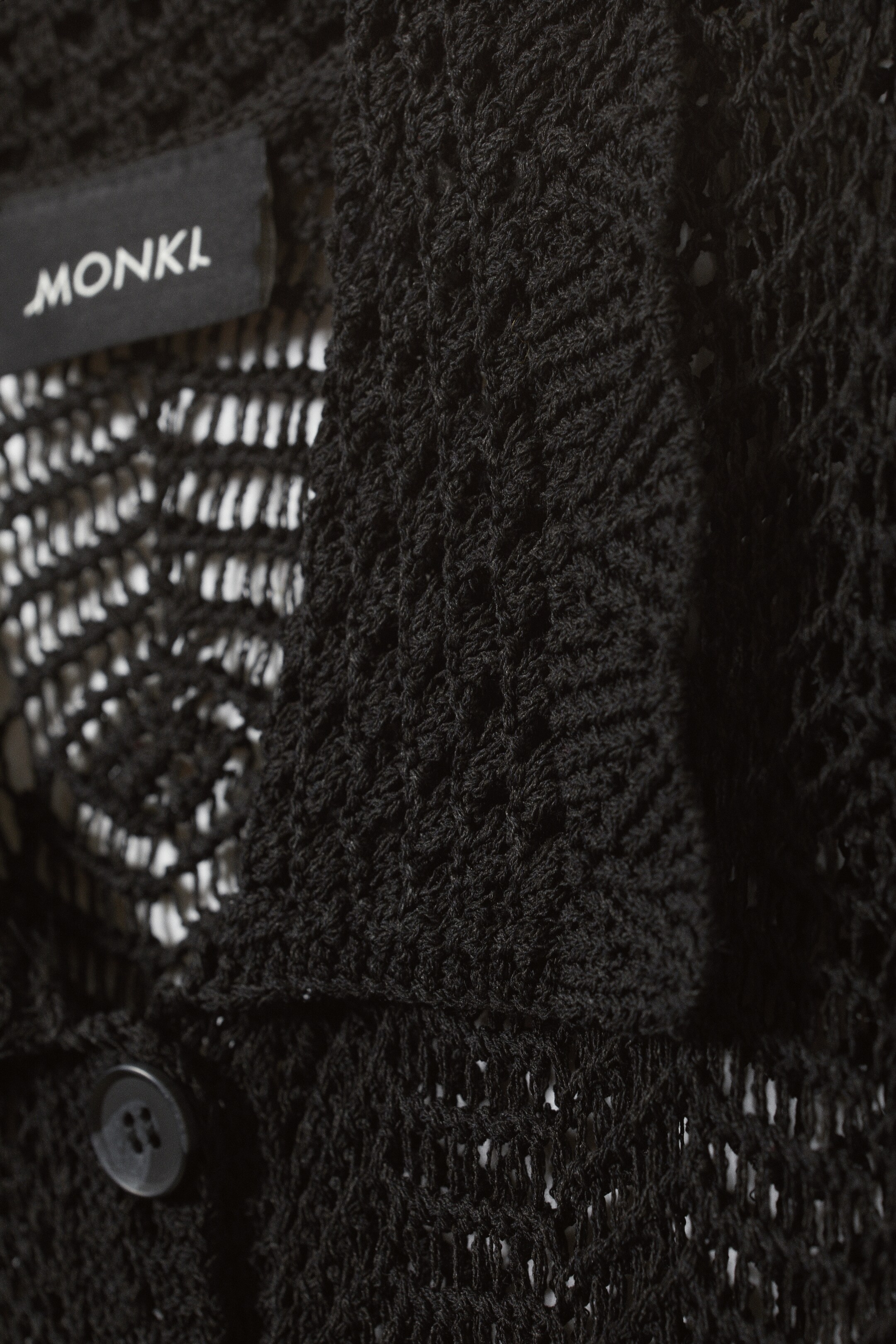 Ingrandisci l'immagine: Crochet Short Sleeve Shirt - Black - DONNA | H&M CH 2