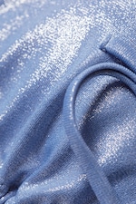 Blue Glitter - Glitter Triangle Bikini Top - 2