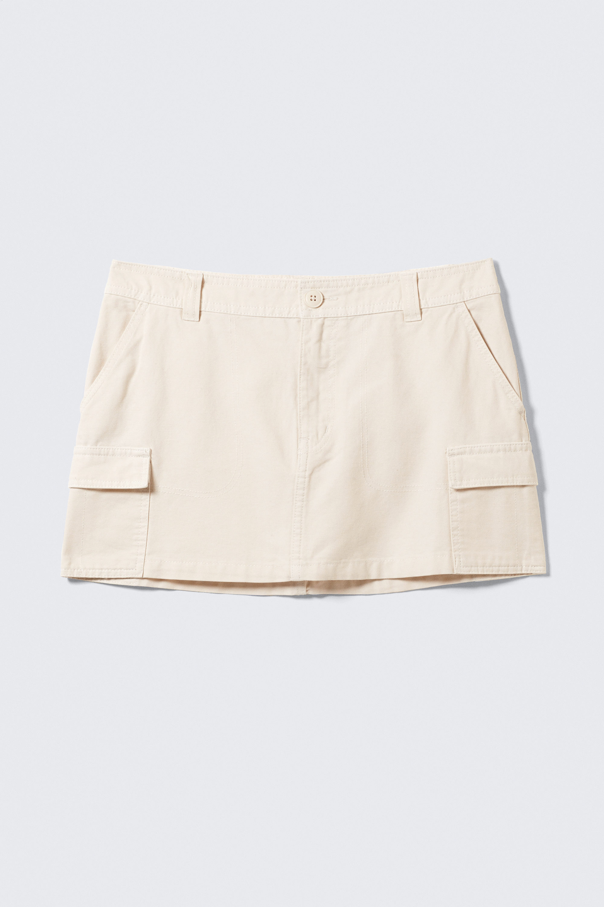 Off-white - Mini Cotton Cargo Skirt - 4