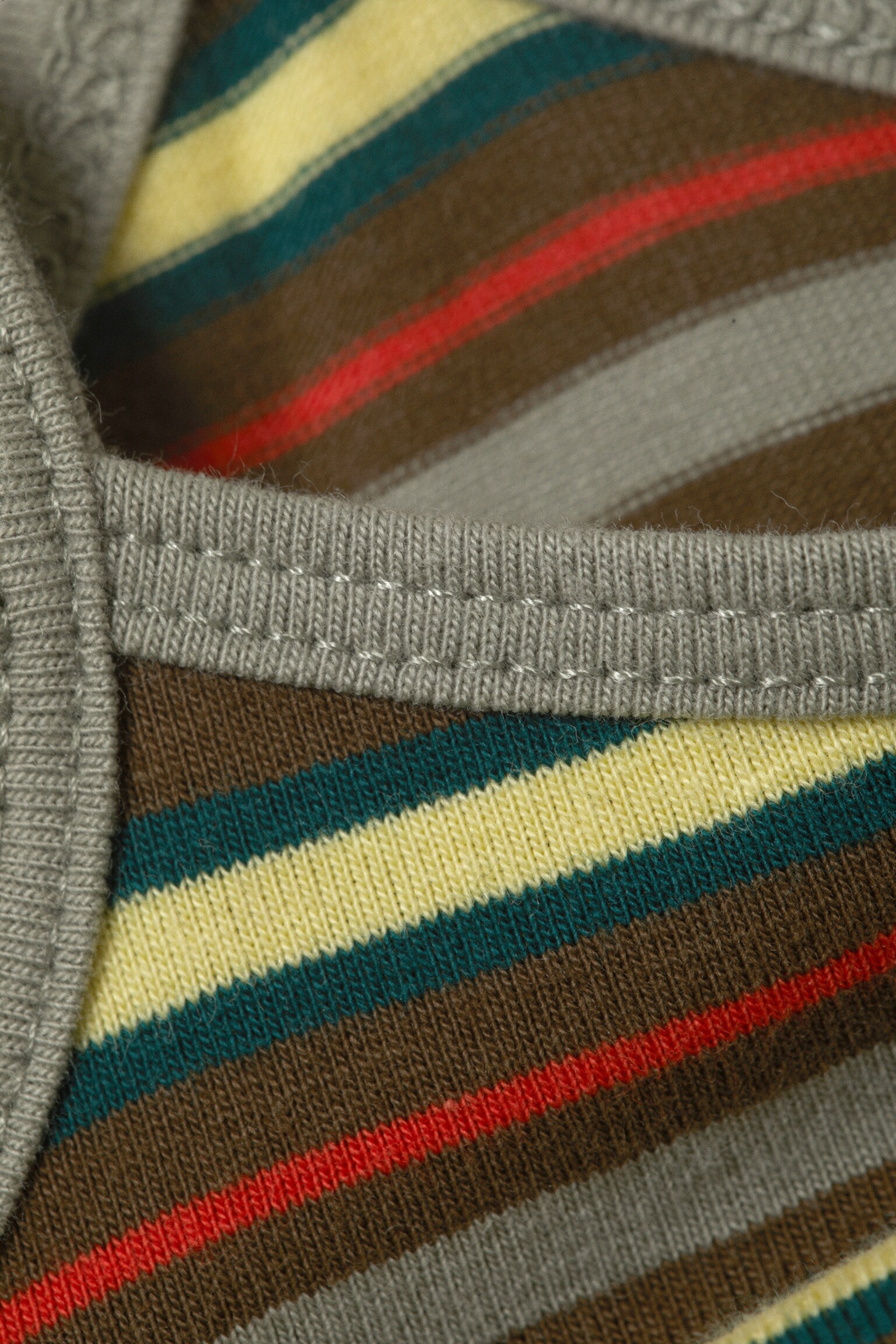 Slim Strappy Tank Top - Brown Multi Striped/Burgundy & White/Red & White Stripes/Light Yellow - Cosmic Blade - 5