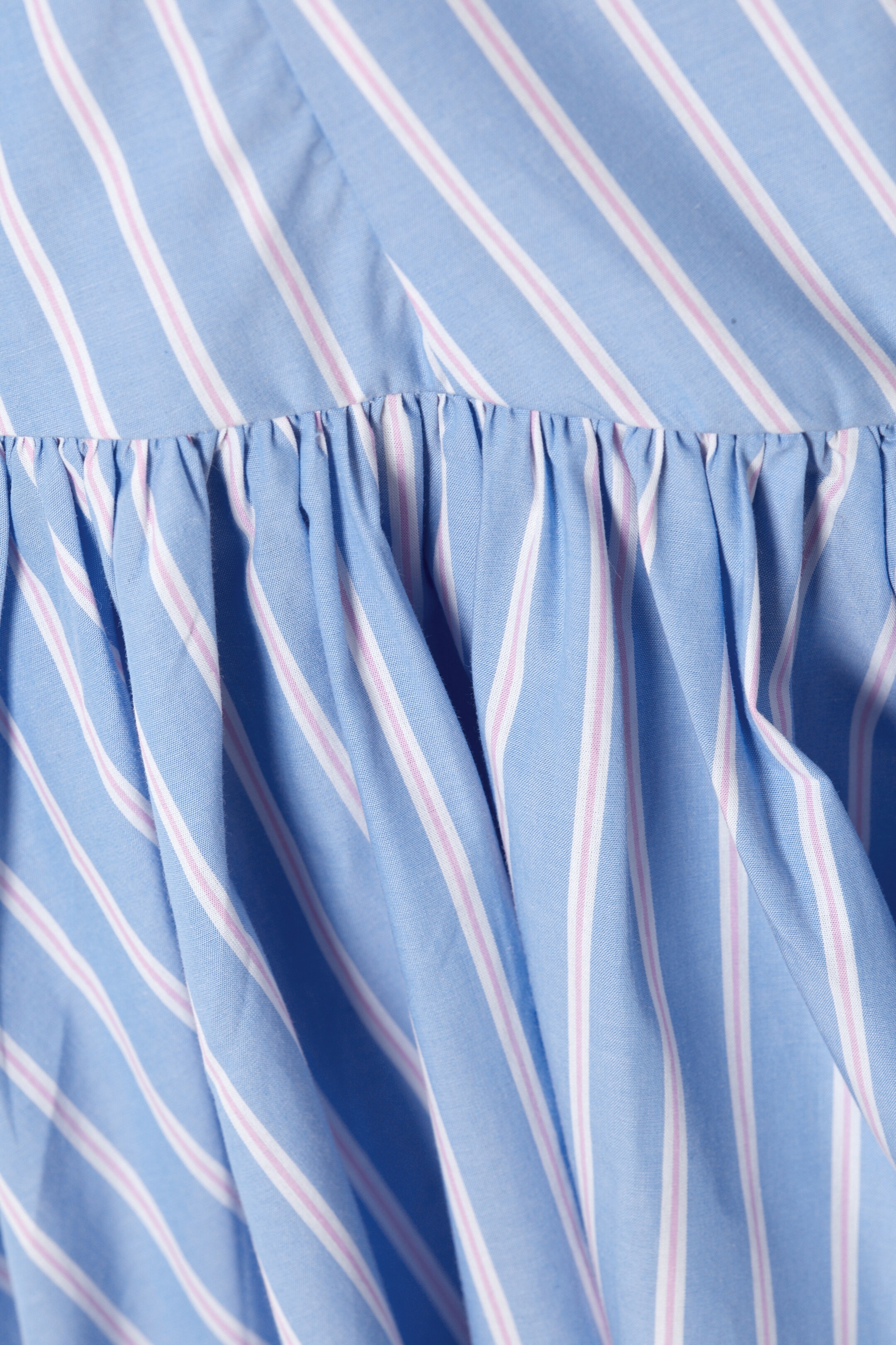 Преглед на по-голямо изображение: Fit and Flare Mini Dress - Striped Blue & Pink - ЖЕНИ | H&M BG 7
