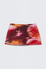 Orange/Rot - Calypso-Blüte - Mini-Skort zum Hineinschlüpfen - 0