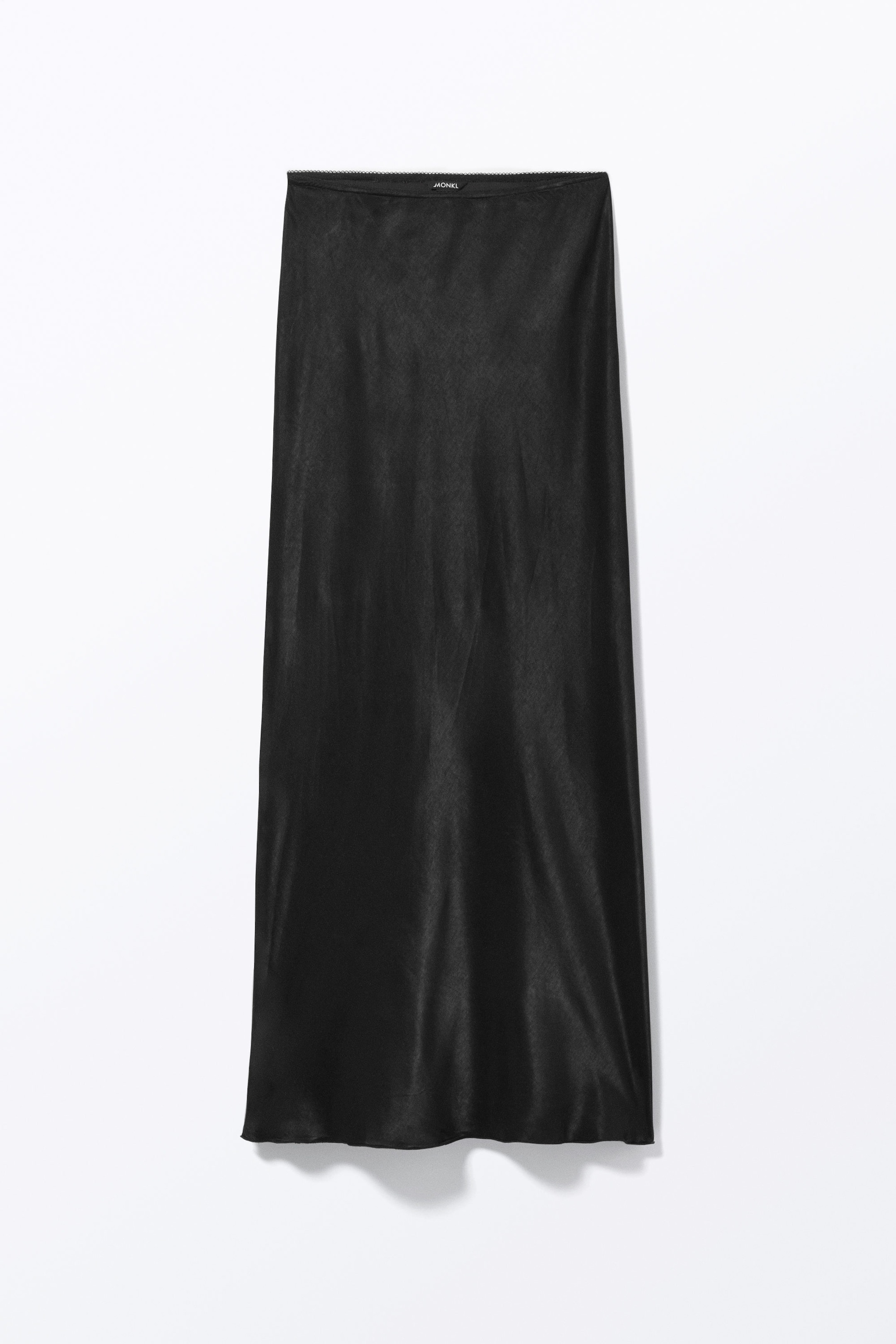 Black - Low Waist Maxi Skirt - 0