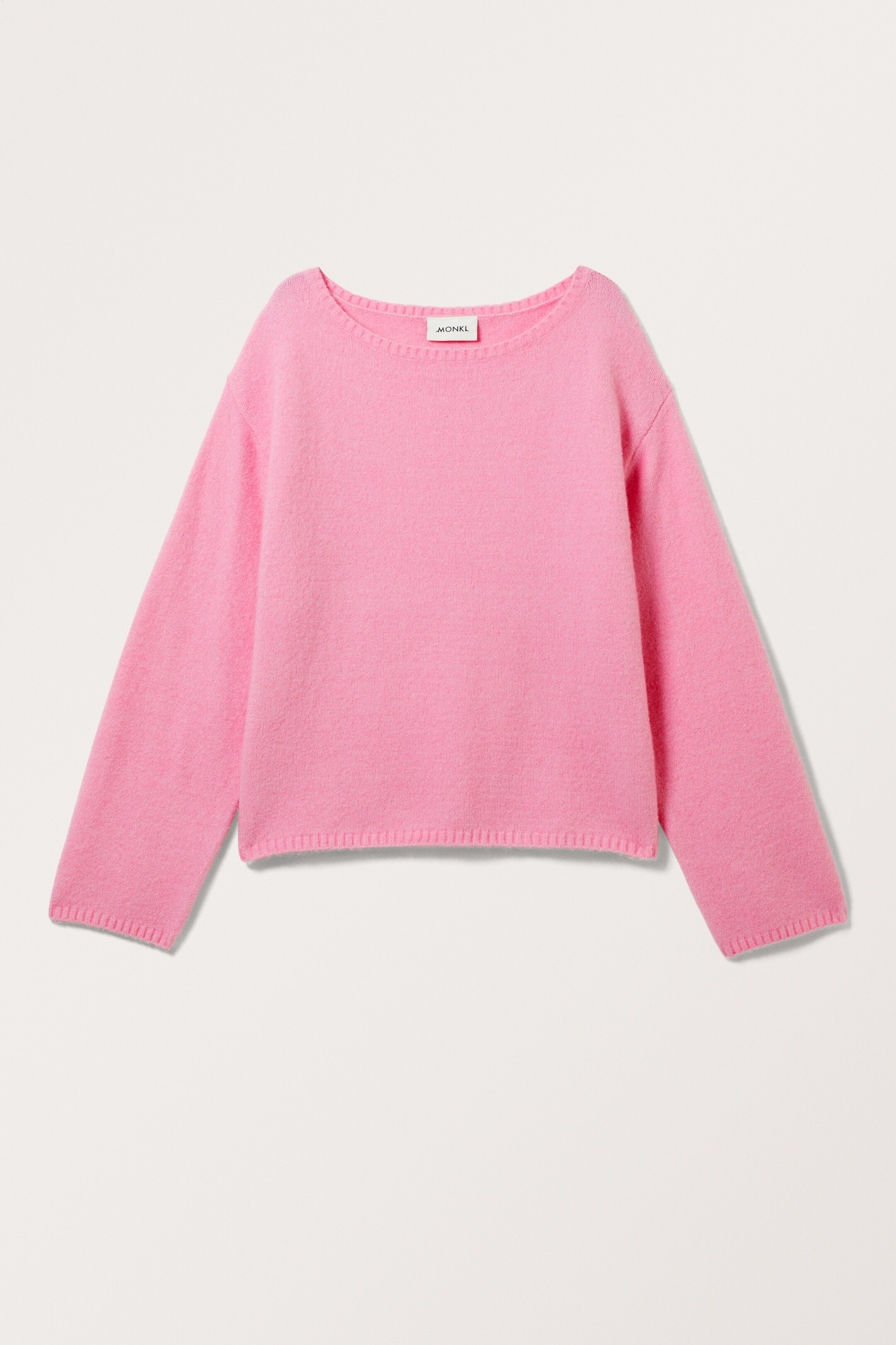 View larger image: Knitted Boat Neck Sweater - Light Pink - Ladies | H&M GB 1