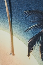 Palm Beach - Asymmetric Strap Tie Mini Dress - 4