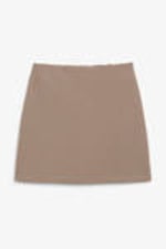 Fudge checks - A-line mini skirt - 0