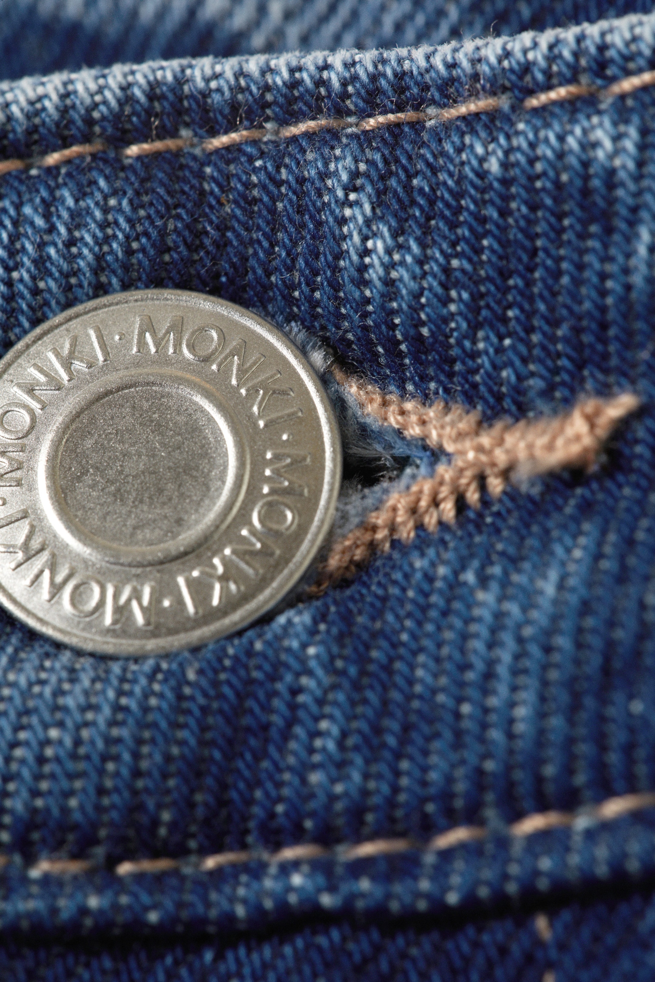 Sunset Blue - Mittelblau - Imoo Low-Rise Wide Leg Denim Shorts - 6