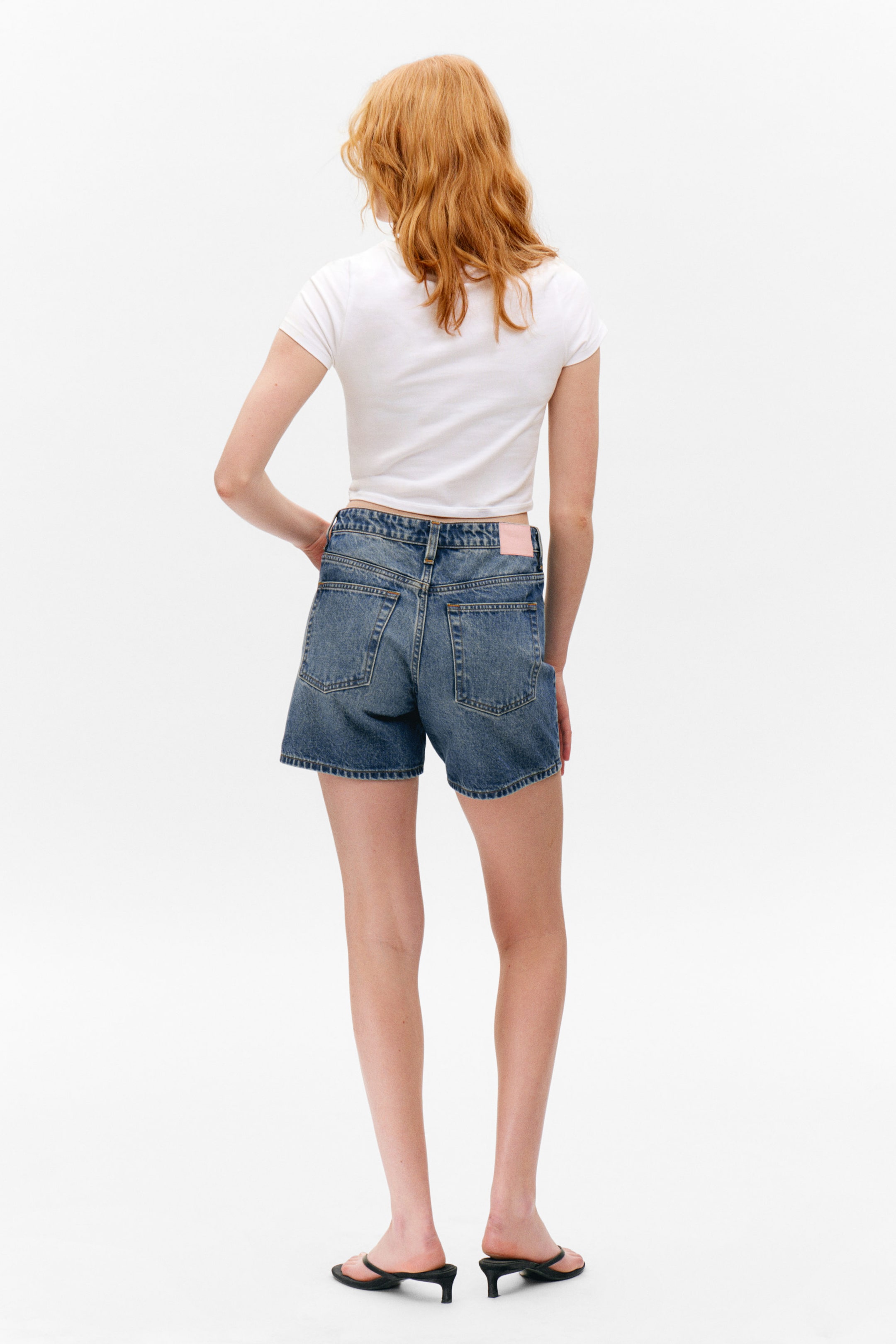 Mountain Blue - Mittelblau - Aimo Mid-Rise Straight Leg Denim - 3