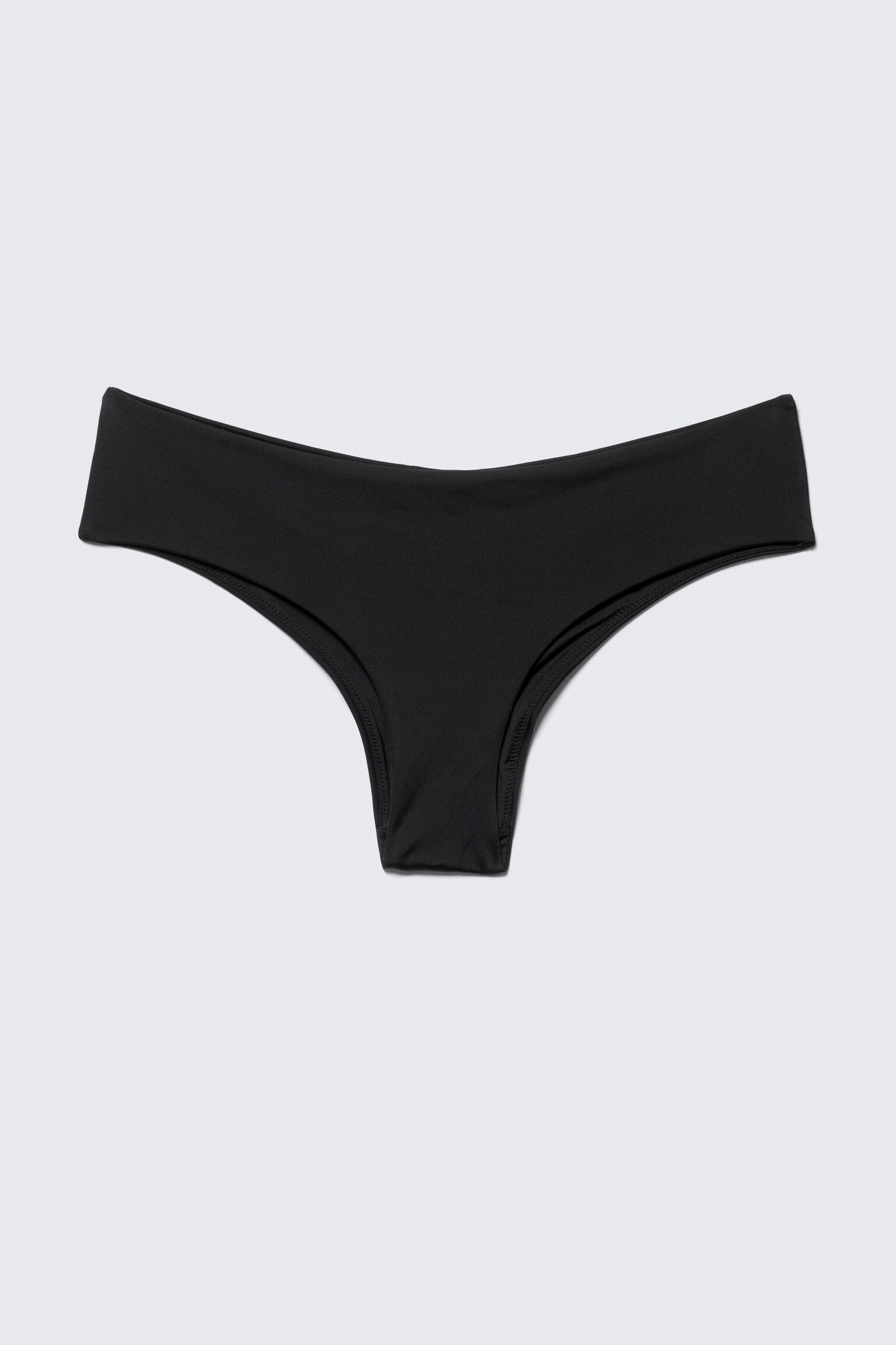 Seamless Hipster Bikini Bottoms - Black/Khaki Green - 2