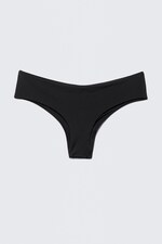 Zwart - Seamless Hipster Bikini Bottoms - 0
