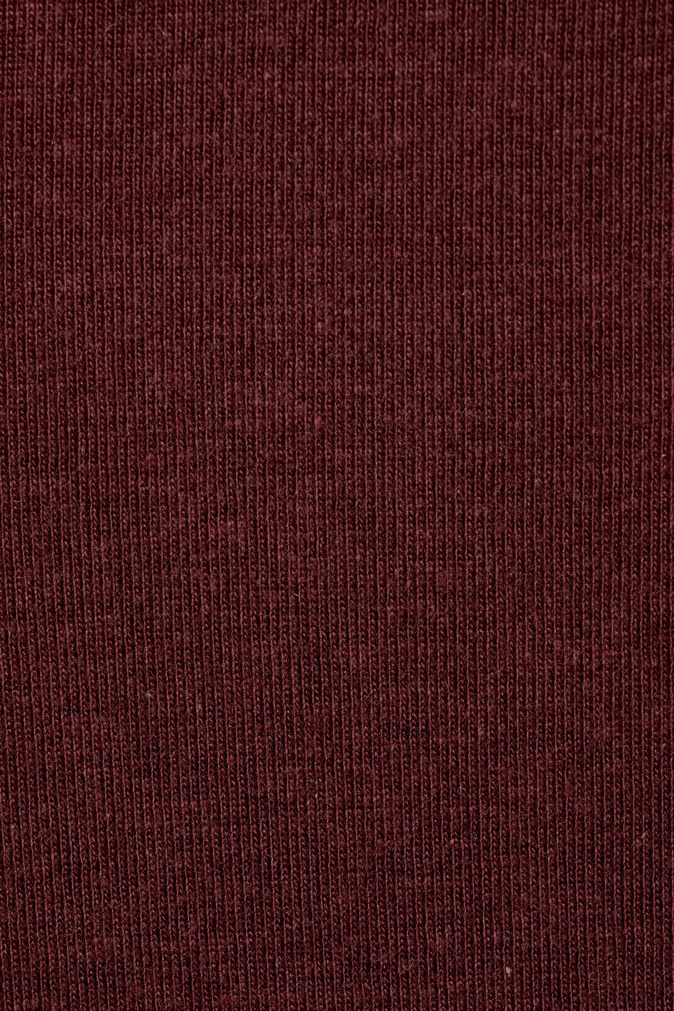 Dark Red - Low Waist Flared Pyjama Trousers - 1