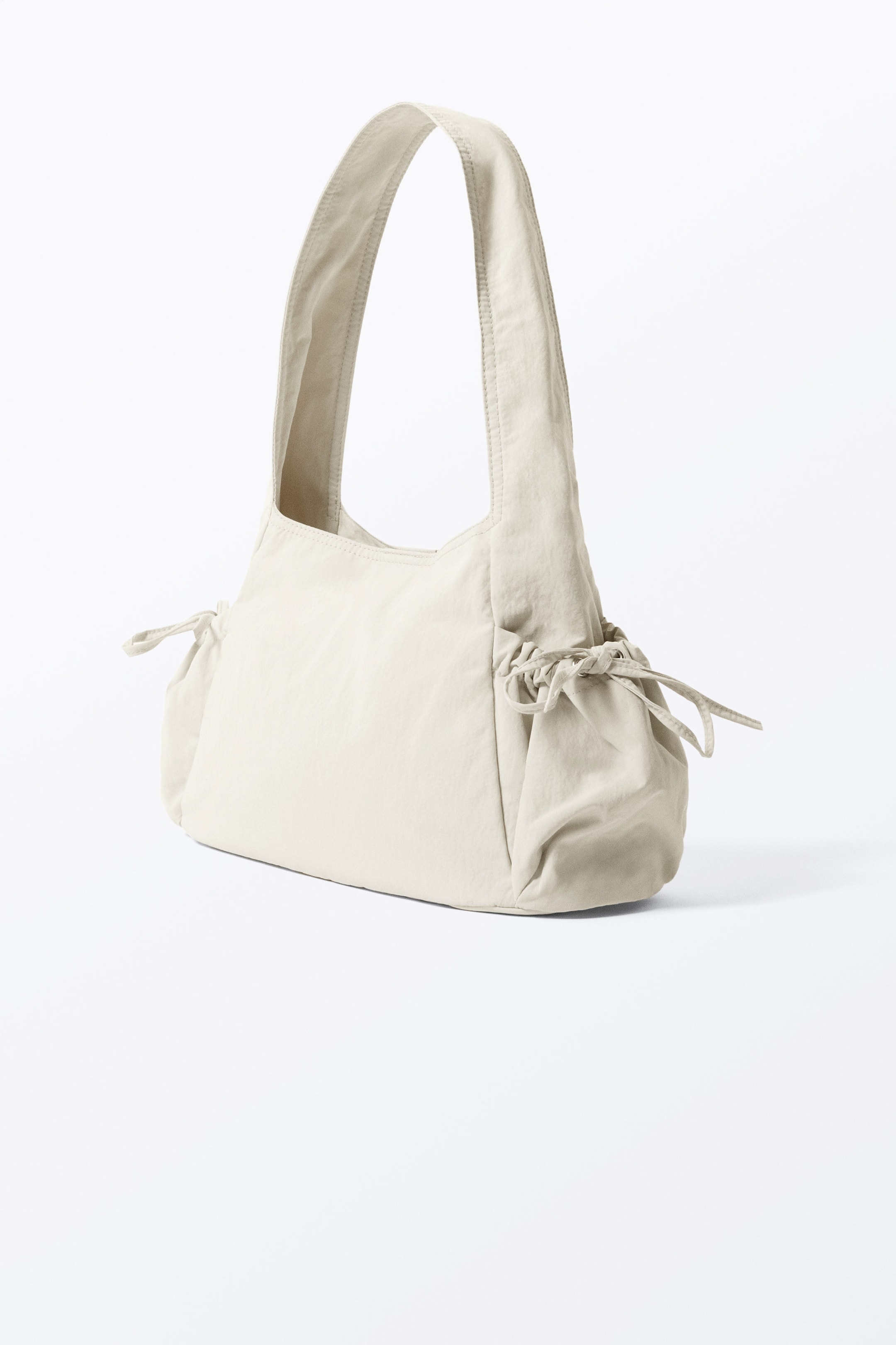 Helles Maulwurfgrau - Rechteckige Umhängetasche - 2