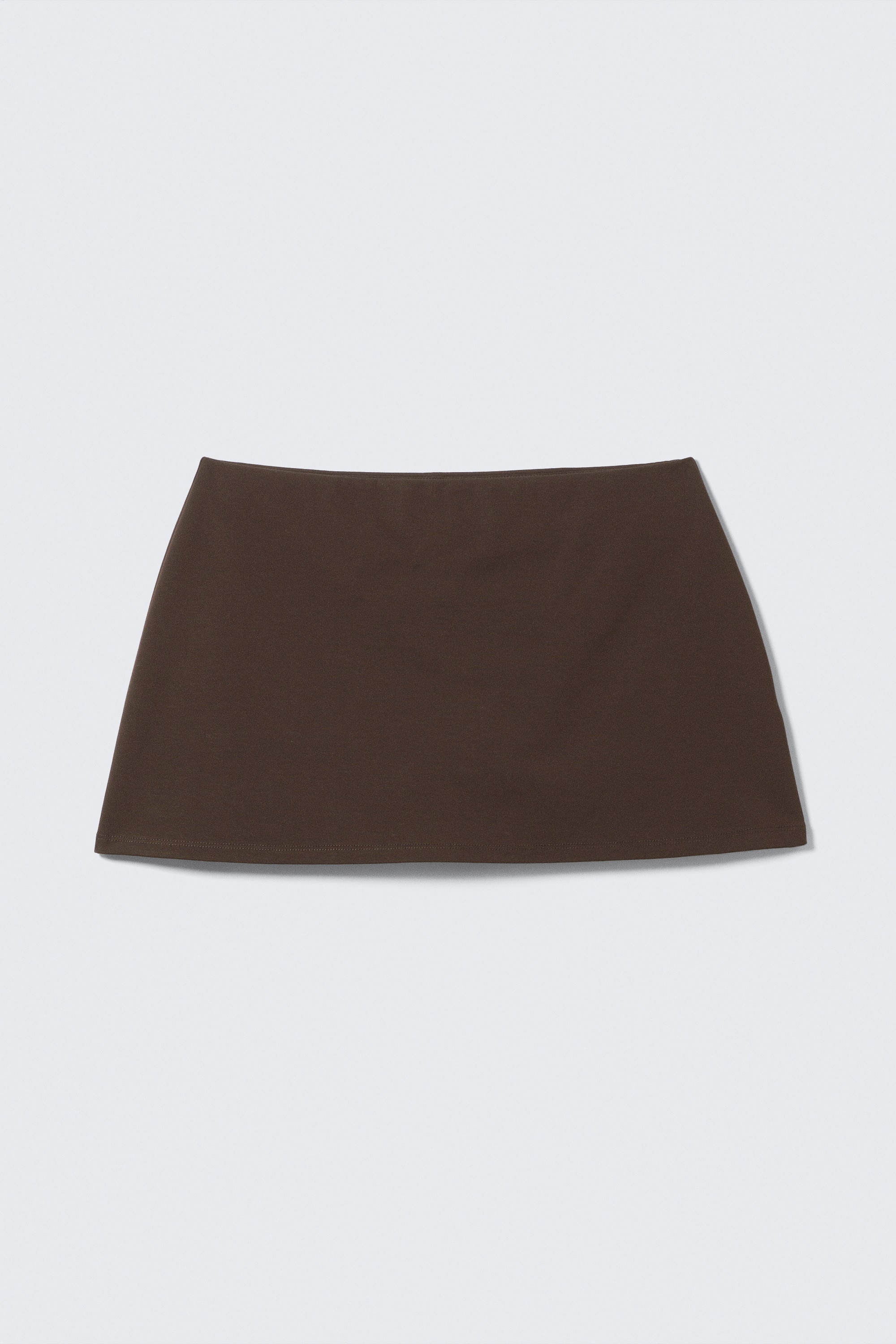 Mini-Skort zum Hineinschlüpfen - Dunkelbraun