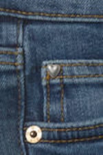Sunset Blue - Katsumi Jeans mit Schlag und niedriger Taille - 6