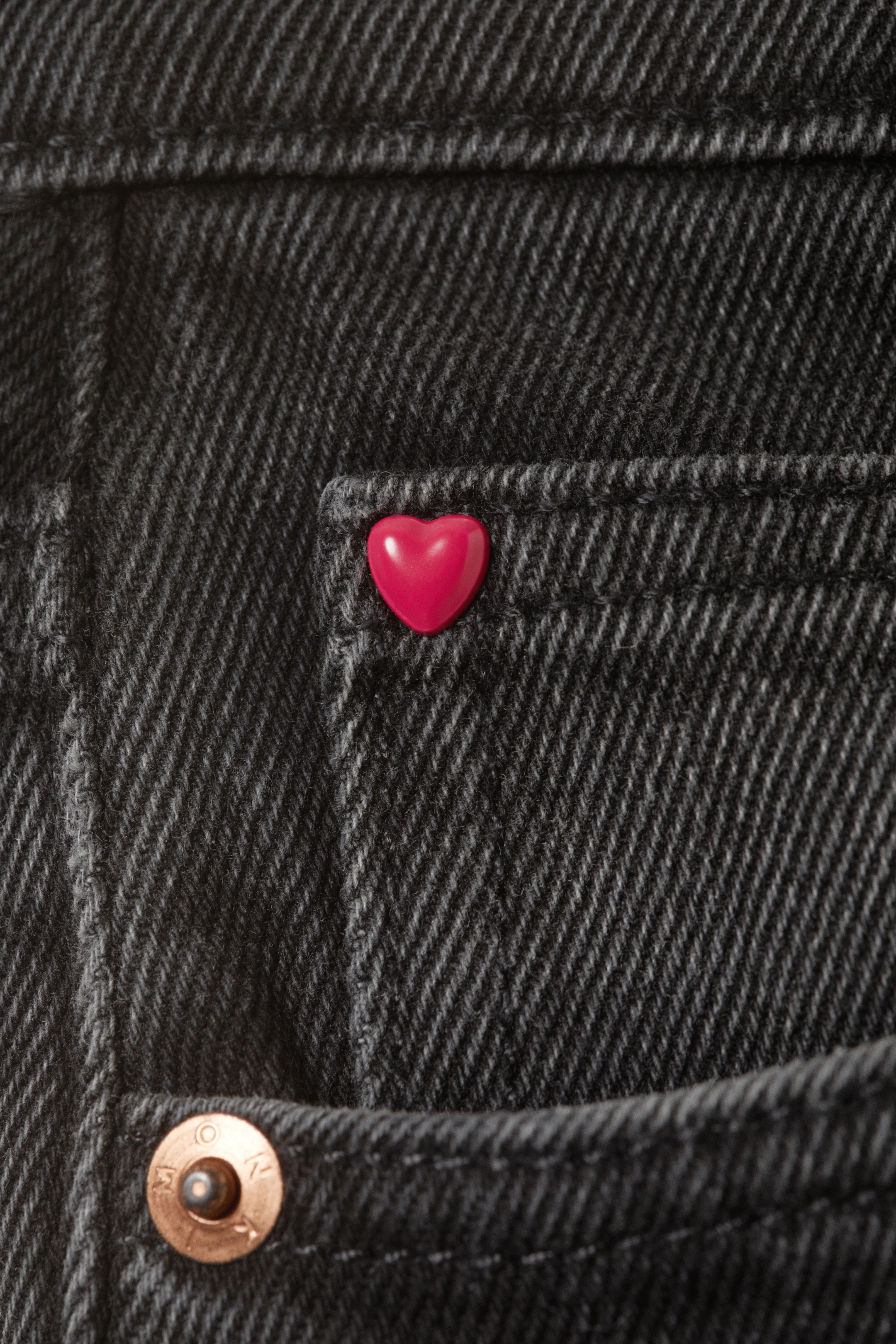 Zobrazit větší obrázek: Aimo Mid Straight Jeans - Midnight Black - Black - ŽENY | H&M CZ 7