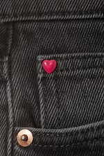 Noir nuit - noir - Jean Aimo droit taille mi-haute - 1