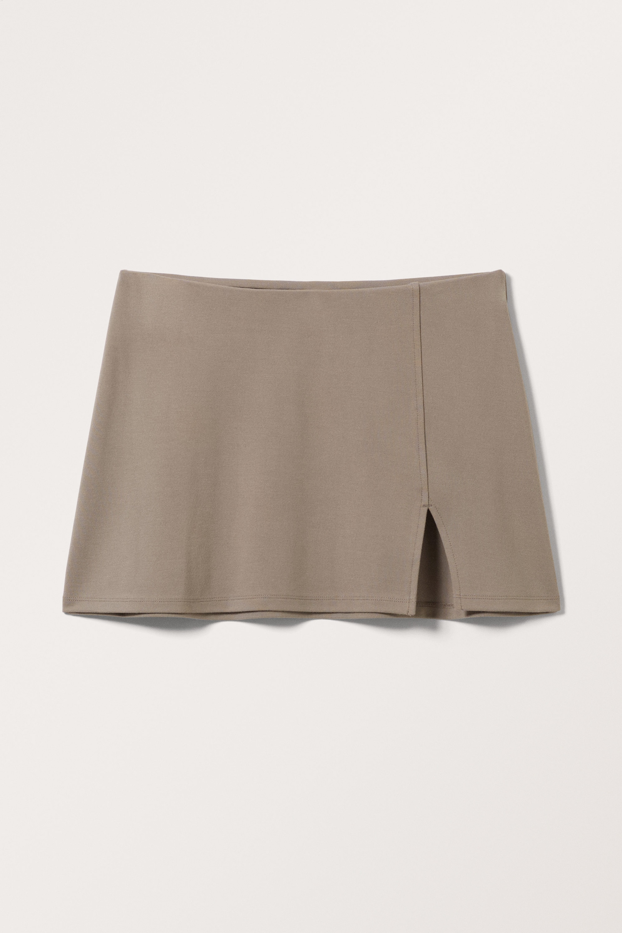 Blasses Beige - Mini-Schlupfrock - 0