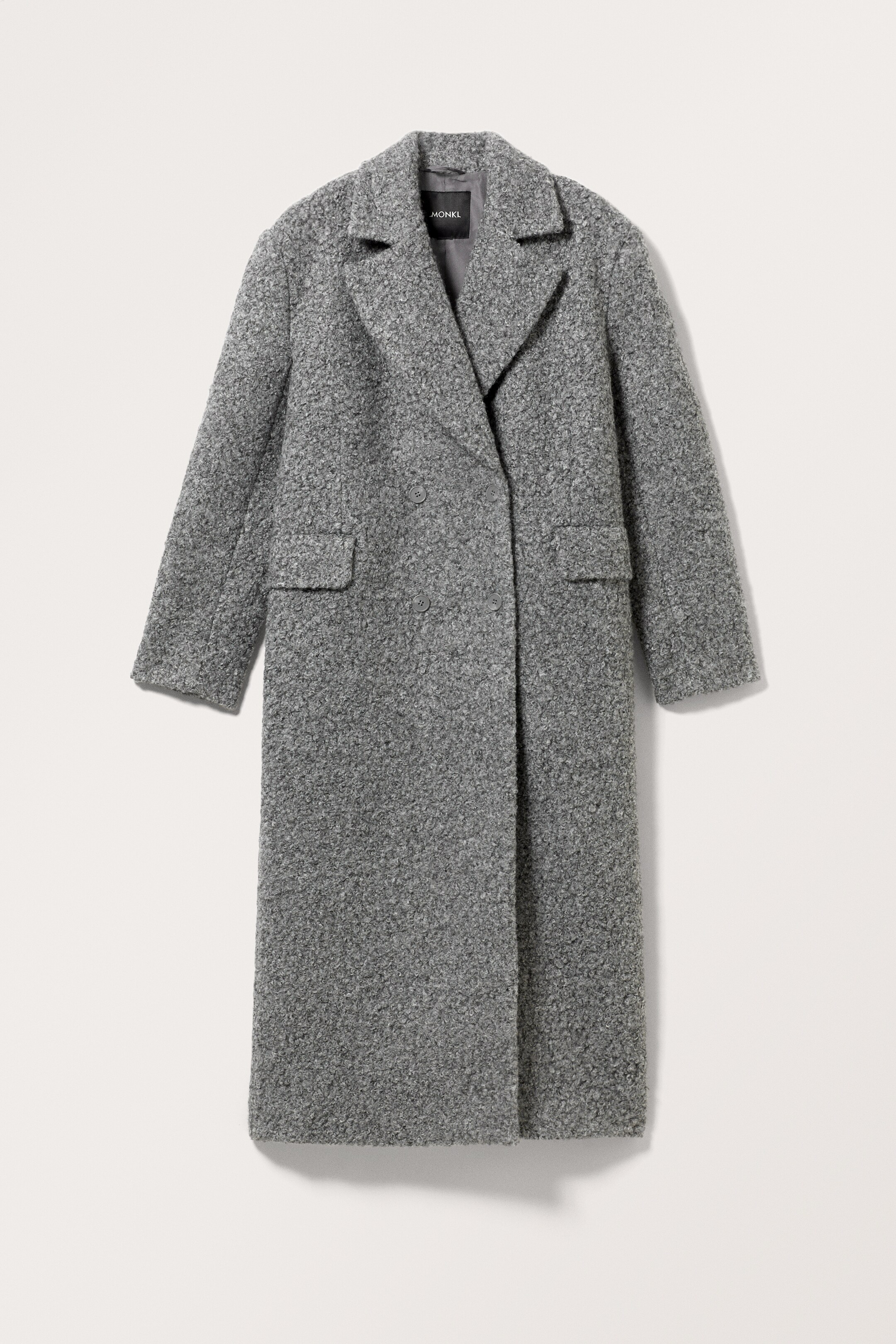 Größeres Bild ansehen: Langer zweireihiger Oversize-Mantel - Grau - Ladies | H&M DE 1